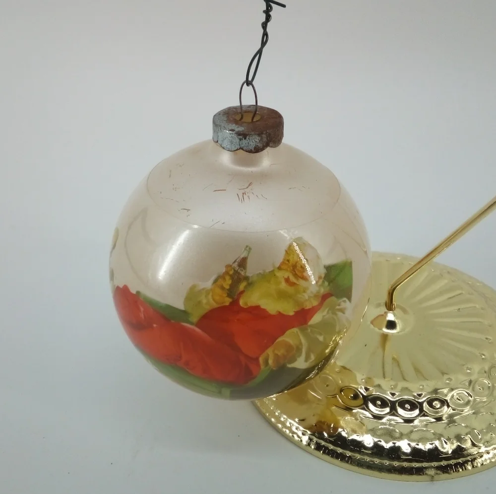 Vintage Coca-Cola Classic Christmas Ornaments 60's 70's Santa Claus